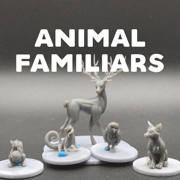 Animal Familiars/Companions - CastnPlay - D&D Dungeons and Dragons / Pathfinder Tabletop Miniature