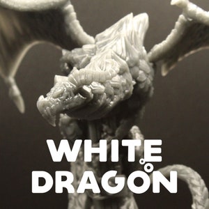 White Dragon - CastNPlay - D&D Dungeons and Dragons / Pathfinder Tabletop Miniature Monster