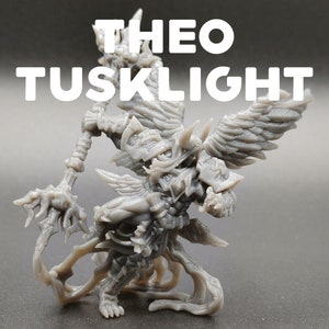 Theo Tusklight - CastnPlay - D&D Dungeons and Dragons / Pathfinder Tabletop Miniature Monster