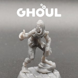 Ghoul - Galaad Miniatures - D&D Dungeons and Dragons / Pathfinder Tabletop Miniature