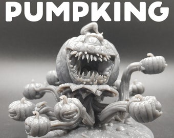 Pumpking - Espectador de calabazas - Dragon Trapper's Lodge - D&D Dungeons and Dragons / Pathfinder Tabletop Personaje en miniatura