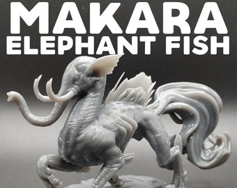 Makara / Baku Dream Eater / Elephant Fish - Dragon Trapper's Lodge - D&D Dungeons and Dragons / Pathfinder Tabletop Miniature Monster