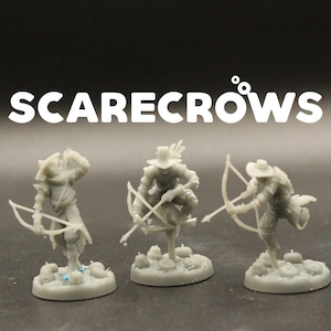 Scarecrows - Dragon Trapper&#39;s Lodge - D&D Dungeons and Dragons / Pathfinder Tabletop Miniature Character