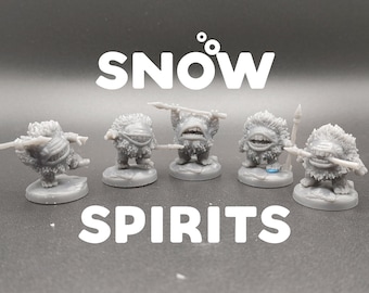 Snow Spirits - Dragon Trapper's Lodge - D&D Dungeons and Dragons / Pathfinder Tabletop Miniature