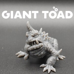 Giant Toad - Galaad Miniatures - D&D Dungeons and Dragons / Pathfinder Tabletop Miniature Monster
