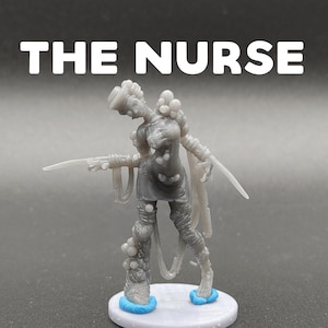The Nurse - Undead - Printed Obsession - D&D Dungeons and Dragons / Pathfinder Tabletop Miniature Monster