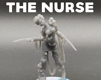 The Nurse - Undead - Printed Obsession - D&D Dungeons and Dragons / Pathfinder Tabletop Miniature Monster