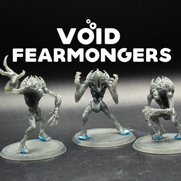 Void Fearmongers / Bodaks - Undead Eldritch Horror - CastNPlay - Fear the Void - D&D Dungeons and Dragons / Pathfinder Tabletop Miniature