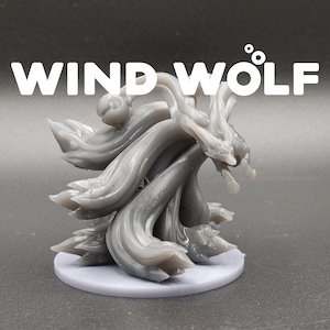Wind Wolf/Fox - Printed Obsession - D&D Dungeons and Dragons / Pathfinder Tabletop Miniature Monster