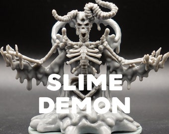 Slime Demon - Juiblex - Slime God Gelatinous Ooze Oblex - Printed Obsession - D&D Dungeons and Dragons Pathfinder Tabletop Miniature Monster