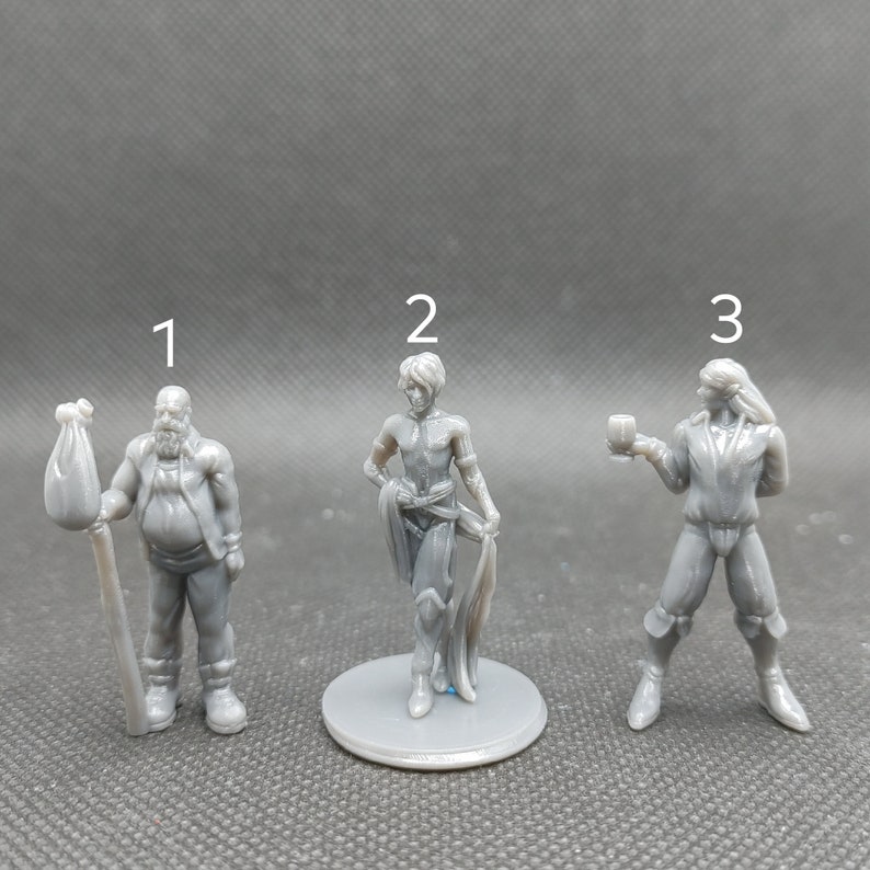 Incubus Set / Incubi Printed Obsession Lesser Demons D&D Dungeons and Dragons / Pathfinder Tabletop Miniature Monsters image 7