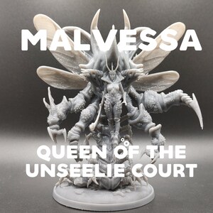 Malvessa, Queen of the Unseelie Court - Dragon Trapper's Lodge - D&D Dungeons and Dragons / Pathfinder Tabletop Miniature Fey