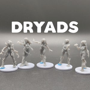 Dryads - Galaad Miniatures - D&D Dungeons and Dragons / Pathfinder Tabletop Miniature