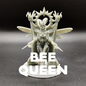 Bee Queen - Wasp Boss - Printed Obsession - Not the Bees Set - D&D Dungeons and Dragons / Pathfinder Tabletop Miniature Monster BBEG Boss
