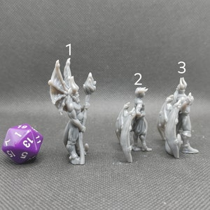 Incubus Set / Incubi Printed Obsession Lesser Demons D&D Dungeons and Dragons / Pathfinder Tabletop Miniature Monsters image 4