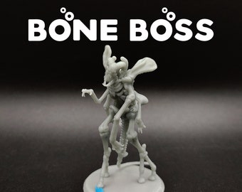 Bone Boss - Bone Devil - Yasashii Kyojin - Adventurer's Guide Book of Beasts - D&D Dungeons and Dragons / Pathfinder Tabletop Miniature