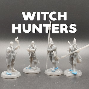 Witch Hunters - Galaad Miniatures - D&D Dungeons and Dragons / Pathfinder Tabletop Miniature
