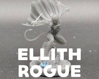 Ellith Rogue - Tiefling Rogue - Dragon Trapper's Lodge - D&D Dungeons and Dragons / Pathfinder Tabletop Miniature Character