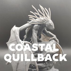 Coastal Quillback - Dragon Trapper&#39;s Lodge - D&D Dungeons and Dragons / Pathfinder Tabletop Miniature Sea Dragon