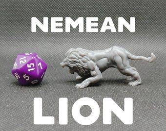 Nemean Lion - Brayan Nafarrate - D&D Dungeons and Dragons / Pathfinder Tabletop Miniature