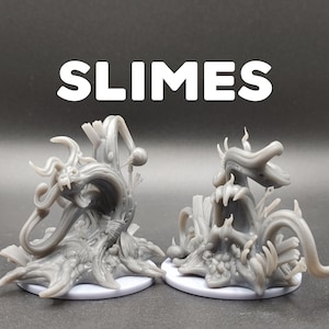 Slimes - CastnPlay - D&D Dungeons and Dragons / Pathfinder Tabletop Miniature Monster