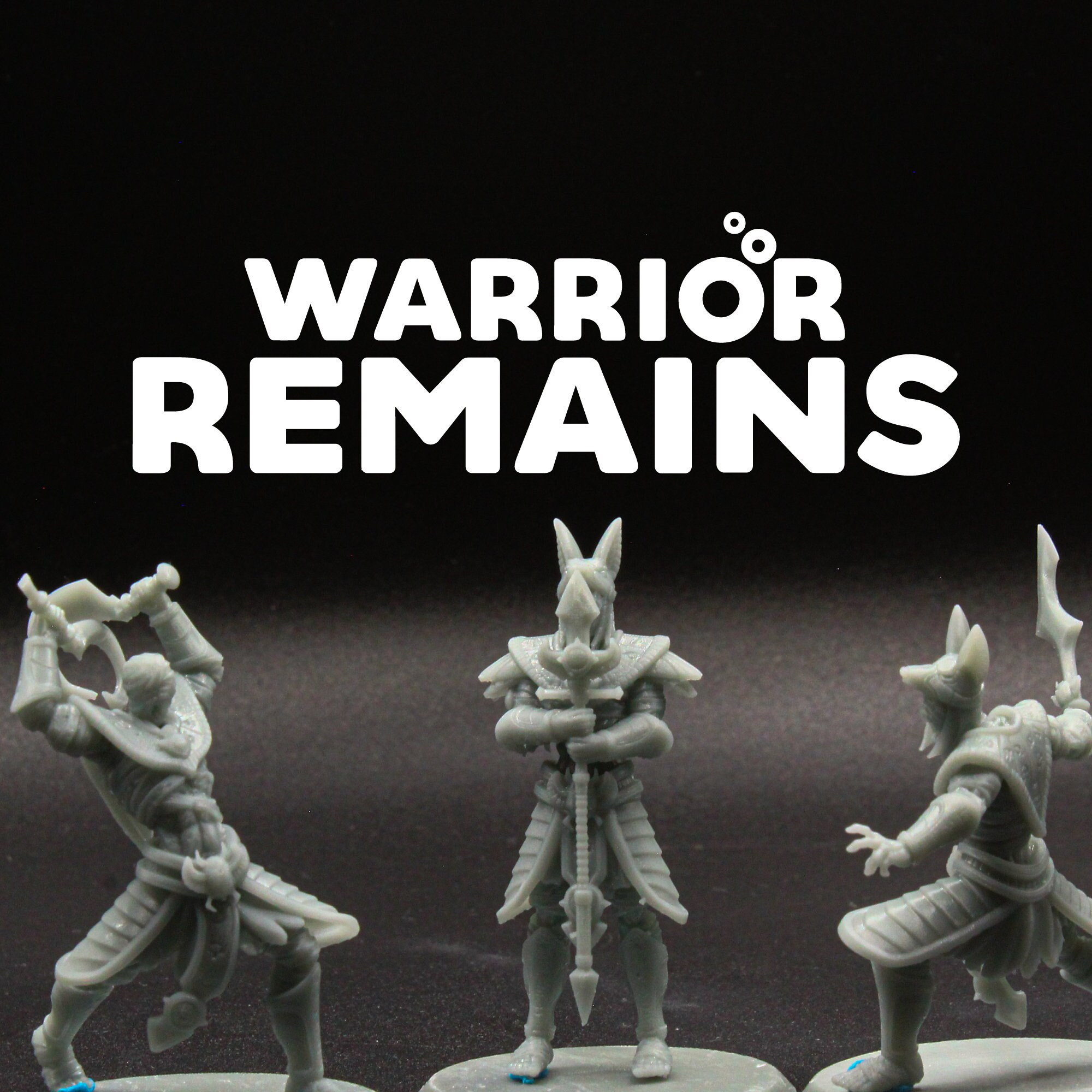 Warrior Remains / Egyptian Anubis Soldier Mummies - CastNPlay - D&D Dungeons and Dragons / Pathfinder / Wargaming Tabletop Miniature