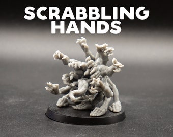 Scrabbling Hands - Hand Grabber Horror Flesh Construct - Printed Obsession - D&D Dungeons and Dragons Pathfinder Tabletop Miniature Monsters