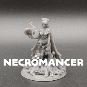 Necromancer - Galaad Miniatures - D&D Dungeons and Dragons / Pathfinder Tabletop Miniature