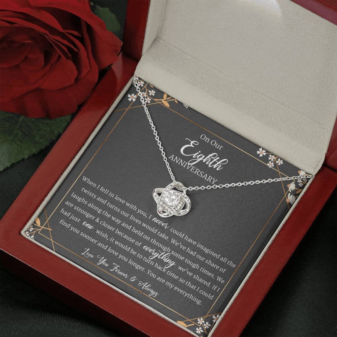 8 Year Anniversary Gift for Wife Eighth Year Anniversary - Etsy UK