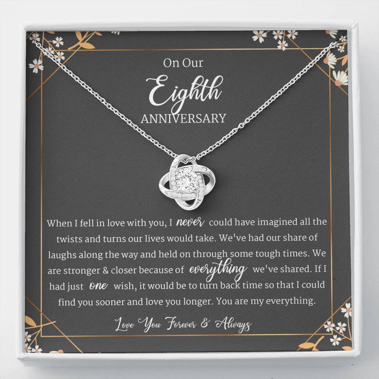 8 Year Anniversary Gift for Wife Eighth Year Anniversary - Etsy UK