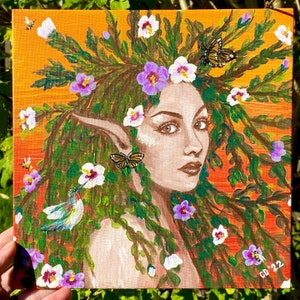 Rose of Sharon | Summer Portrait Painting