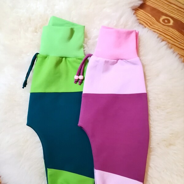 Color Blocking Sweathose - Kinderhose - Kitahose - Freizeithose - Jogginghose - bunt