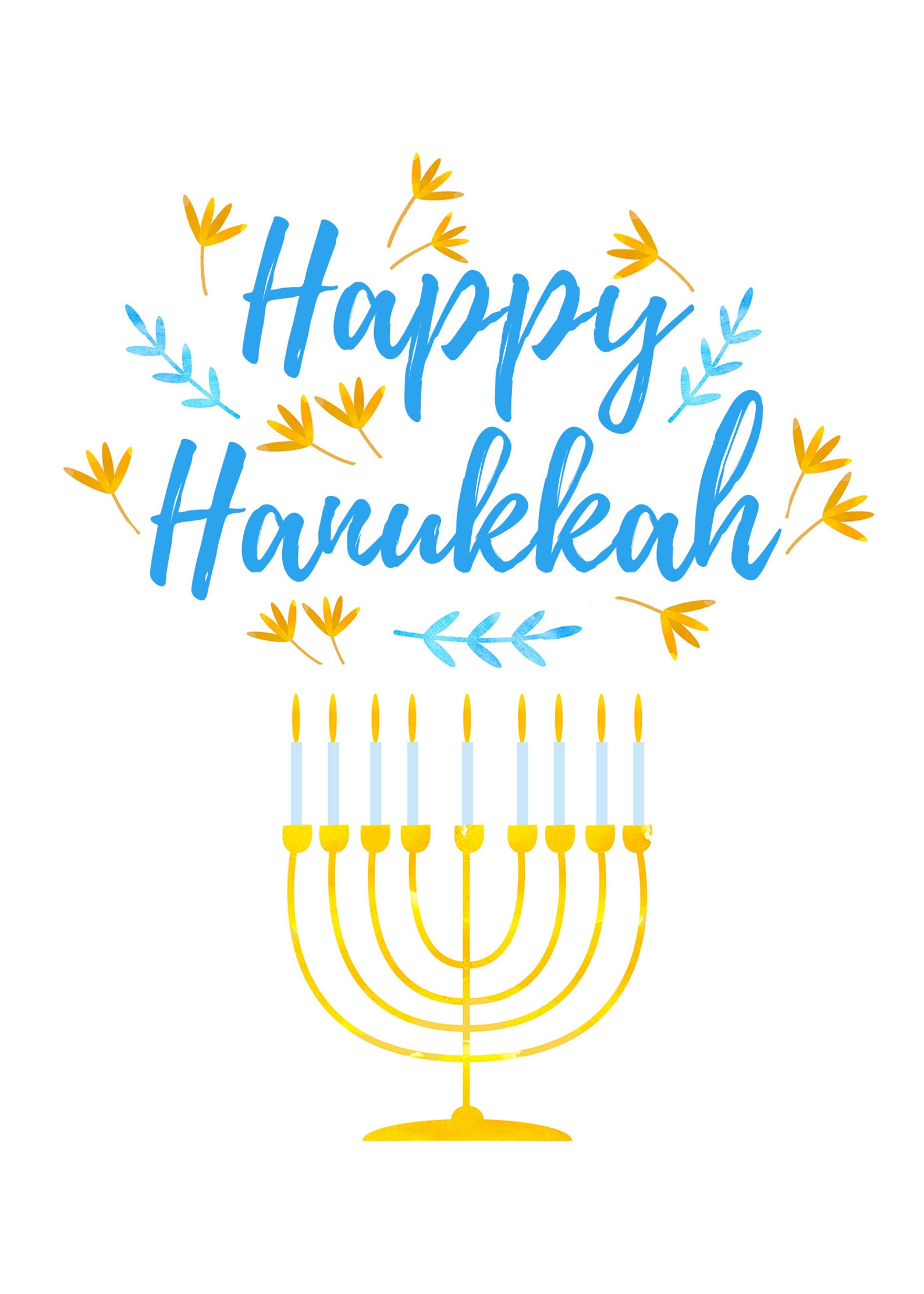 Happy Hanukkah Greeting Card Printable Happy Hanukkah Etsy Happy Hanukkah Greeting Card Printable Happy Hanukkah Etsy