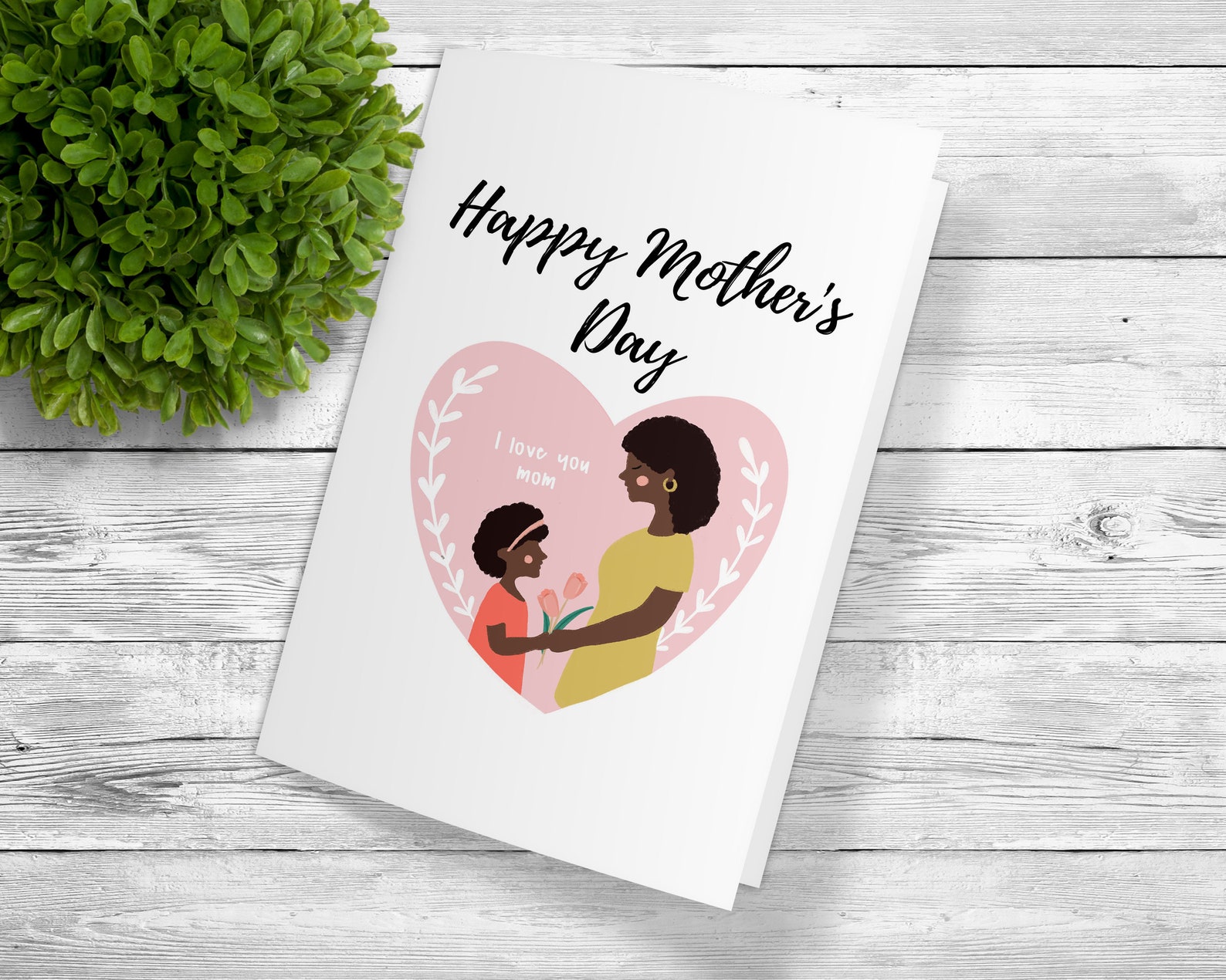Happy Mother's Day Greeting Card, Printable Happy Mother's Day Greeting ...