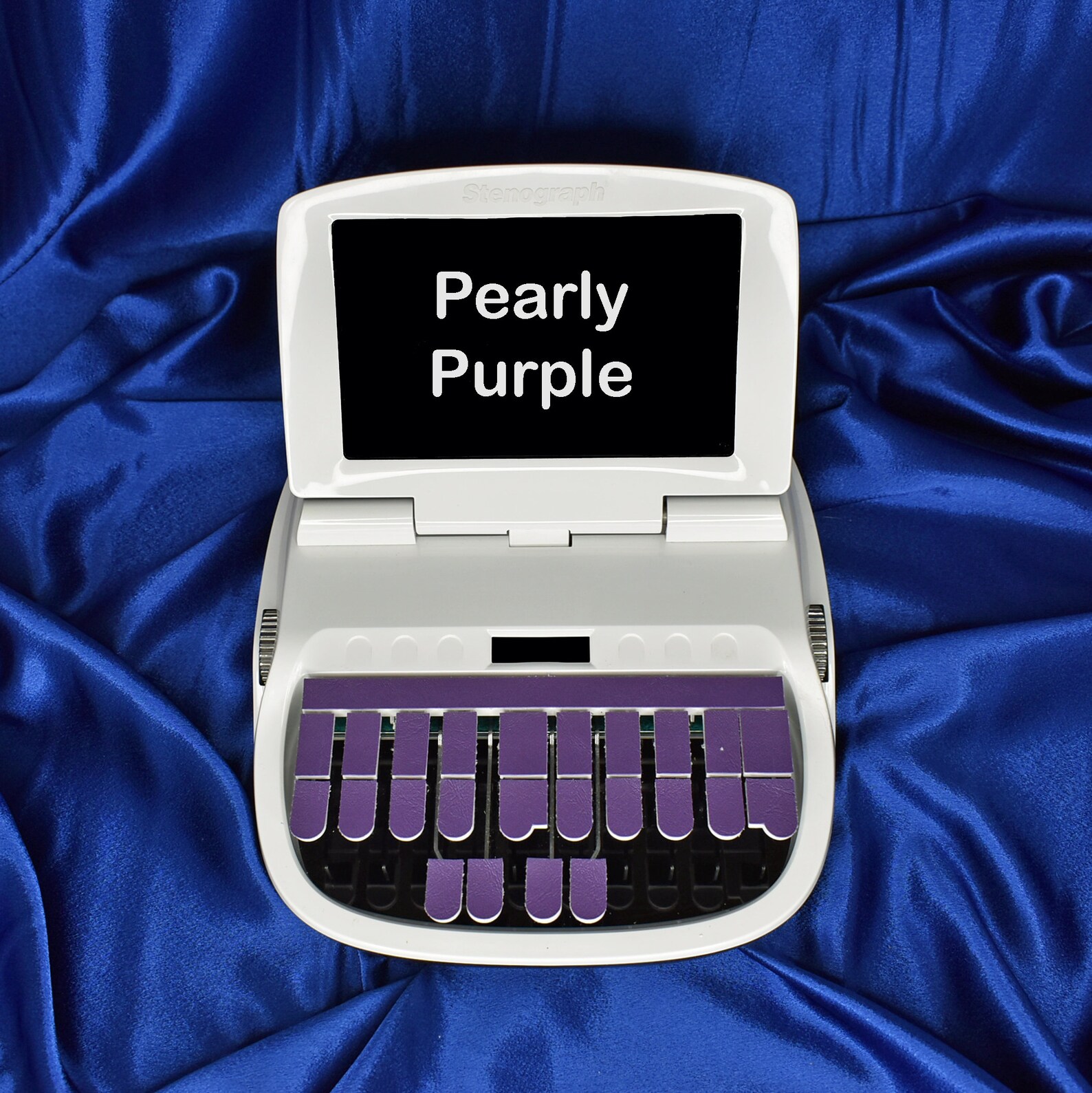Faux Leather Pearly Purple Steno Keypads Etsy