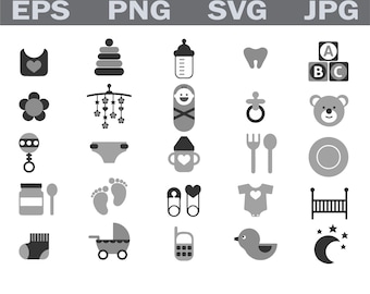 Download Baby Icons Svg Etsy