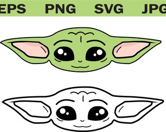 Yoda Head Svg Etsy Yoda Head Svg Etsy