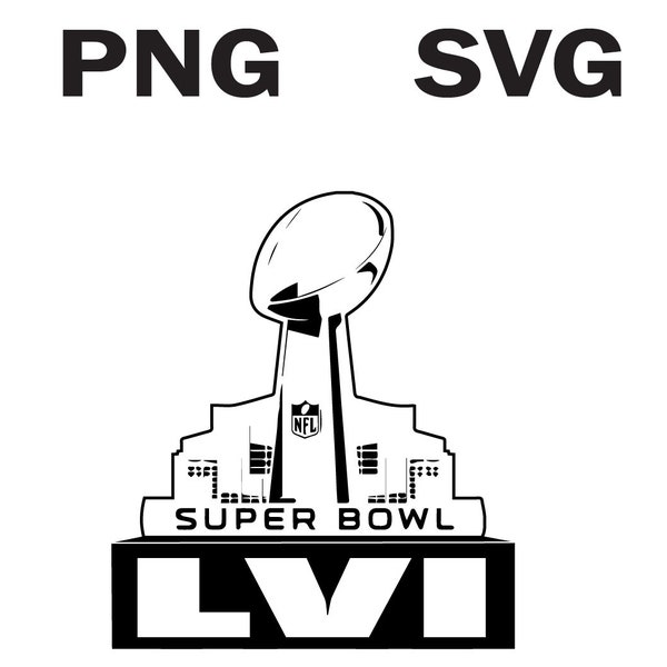 Super Bowl LVI, Super Bowl Clipart, Super Bowl SVG, Football Clipart, SVG Pour le football, Super Bowl 2022