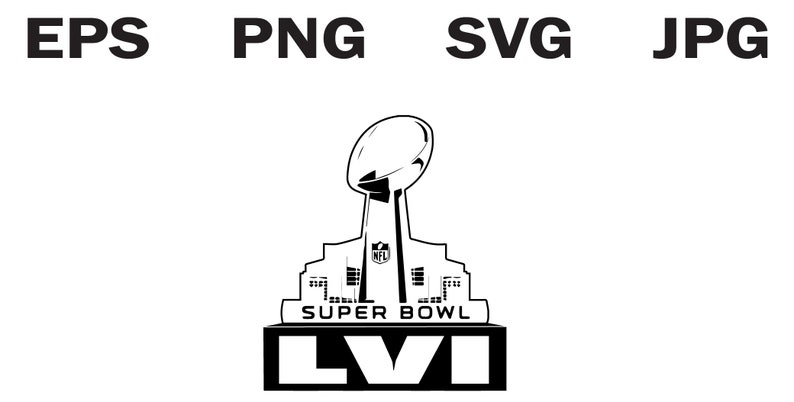 Super Bowl LVI, Super Bowl Clipart, Super Bowl SVG, Football Clipart
