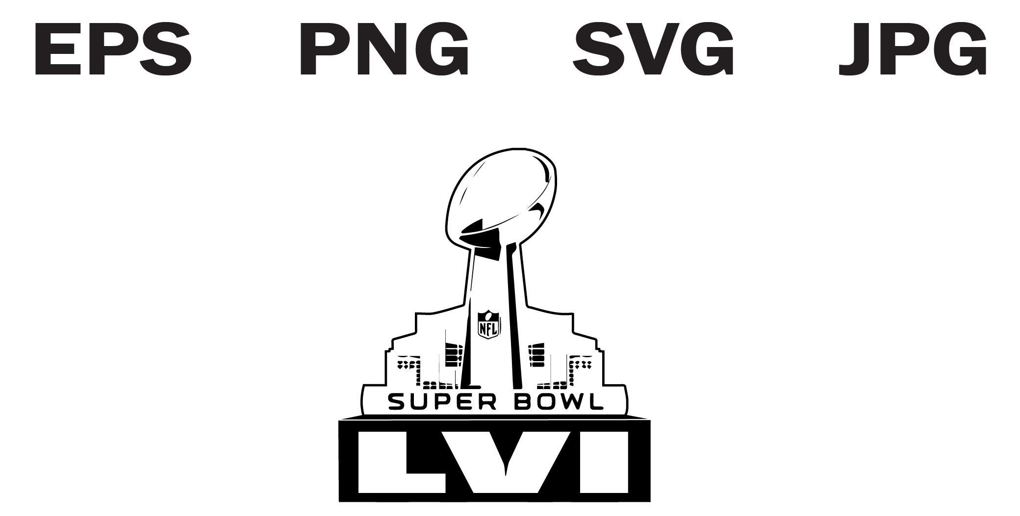 Officially Licensed NFL 12 Los Angeles Rams SB LVI Logo Cutout