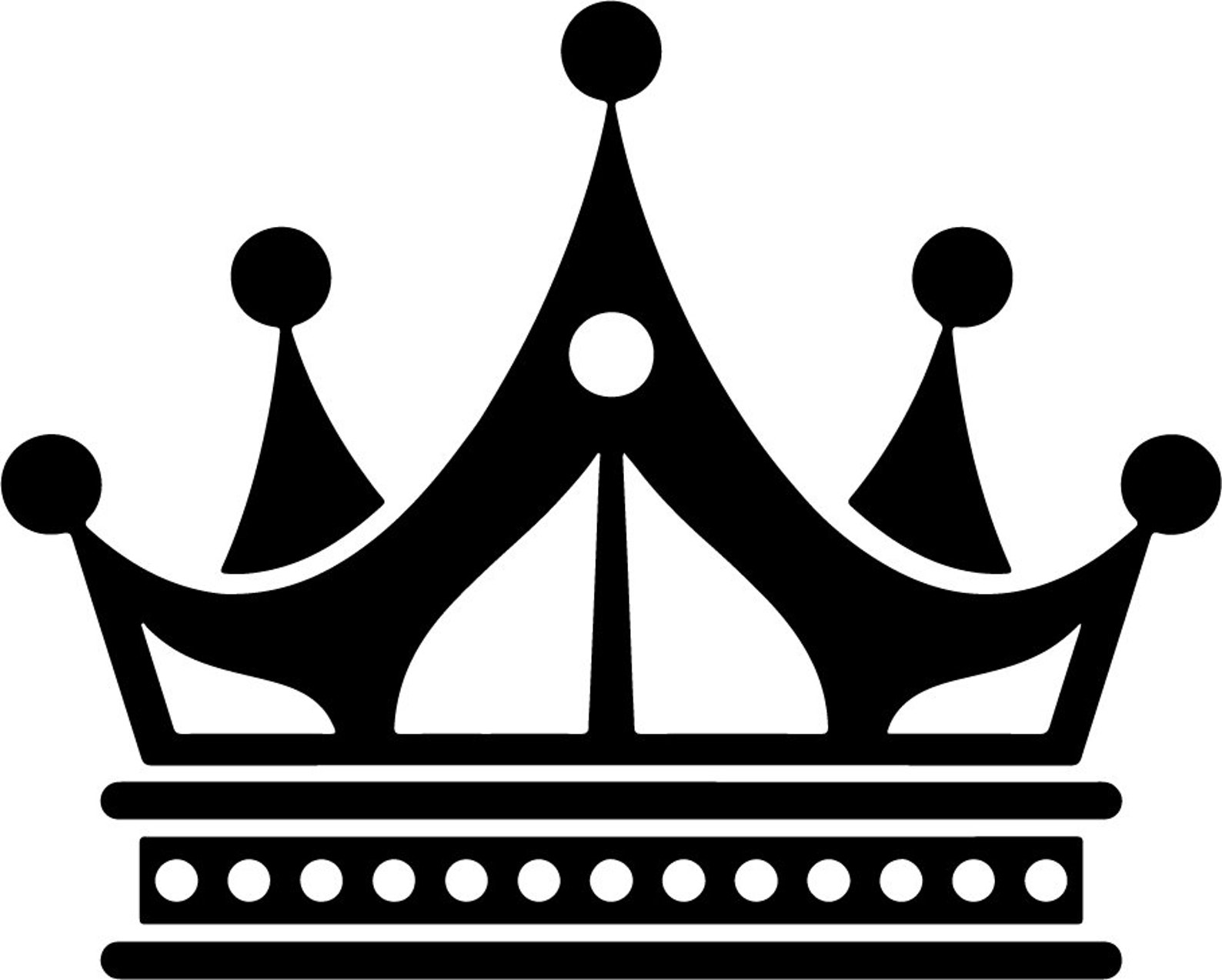 Princess Crown Silhouette, Princess SVG, Princess Clipart, Princess