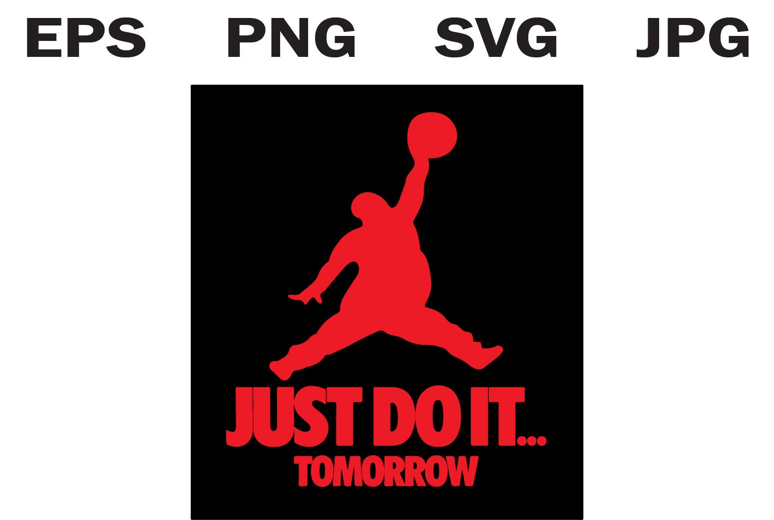 Nike SVG, EPS, - Just Do It Swoosh
