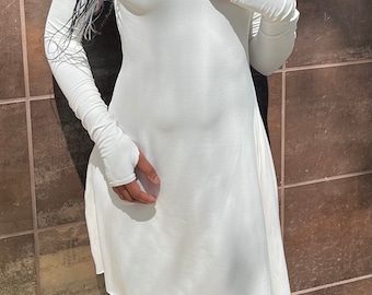 rust textured ruched long sleeve midaxi dress Melissa Long Sleeve Ruched Midi Dress