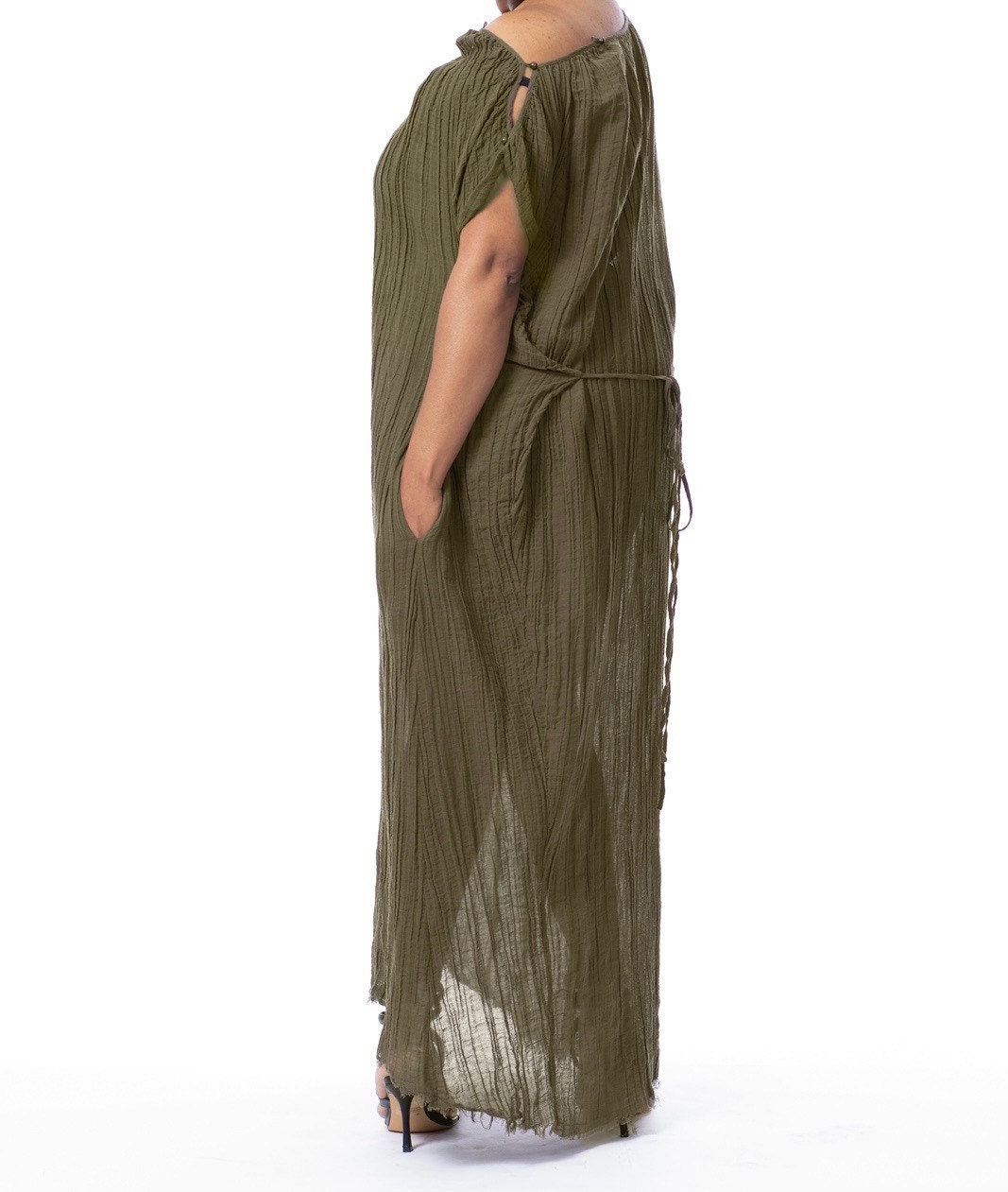 Flowy Maxi Olive Green Dress | Long Bohemian Style | Green Kaftan - Etsy Flowy Maxi Olive Green Dress | Long Bohemian Style | Green Kaftan - Etsy