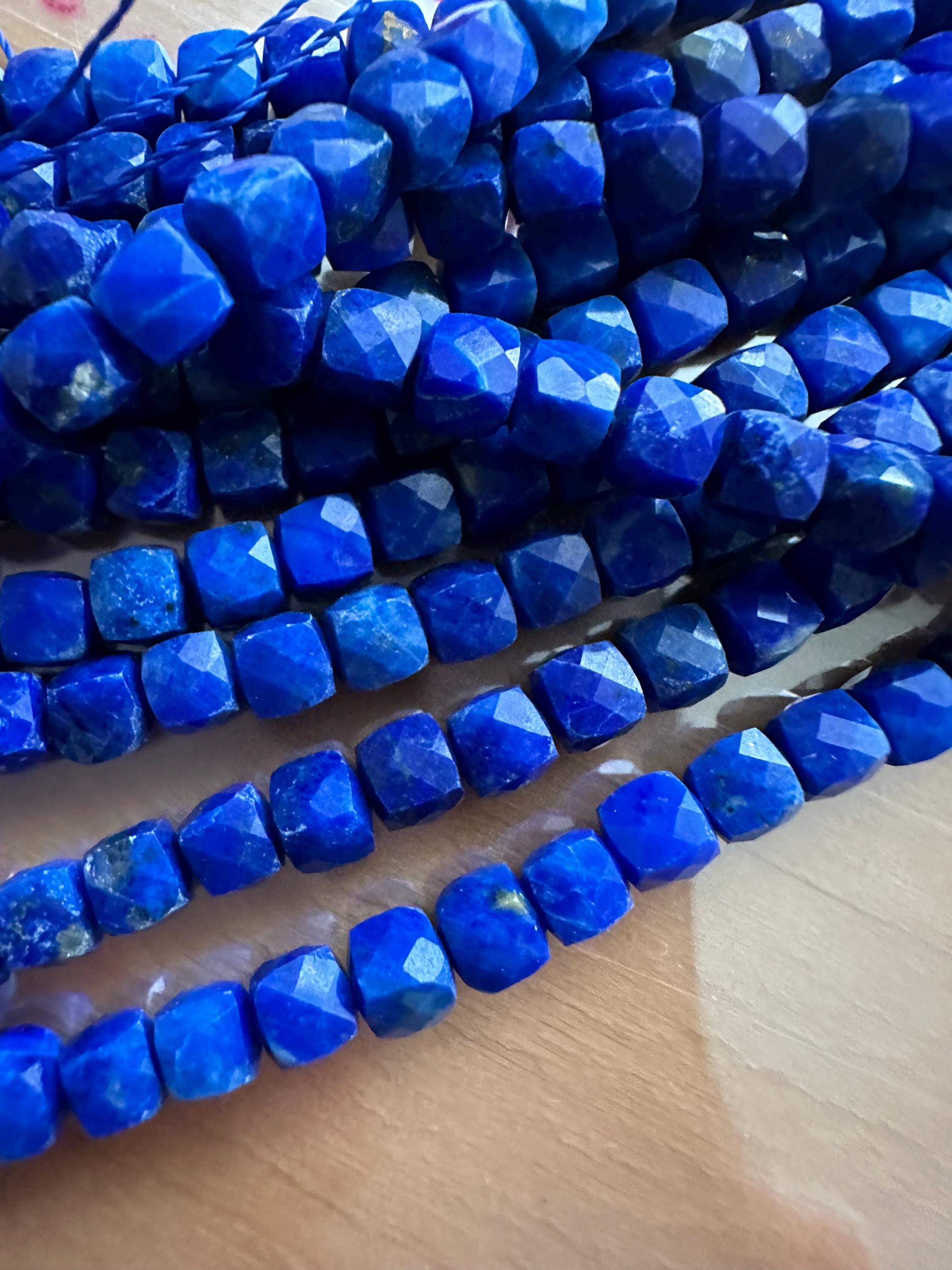 Bracciale Lavorato A Maglia Con Pietra Preziosa Di Lapislazzuli - Foto 9