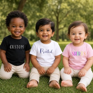 Bella Canvas Infant T-shirts, custom shirts, family trip shirts, big sister big brother shirt