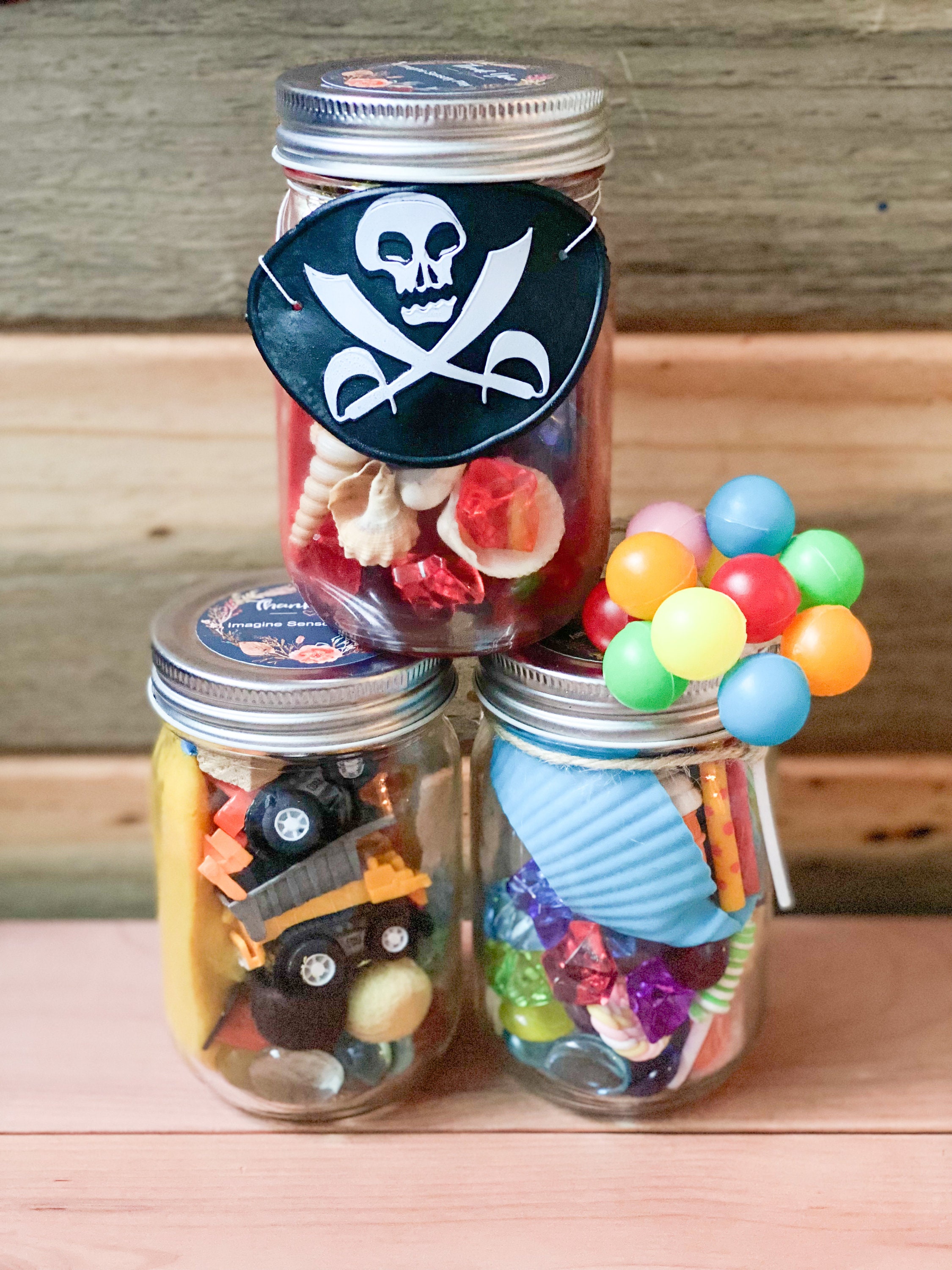 Play Dough Jars party favors travel jars classroom gifts Etsy