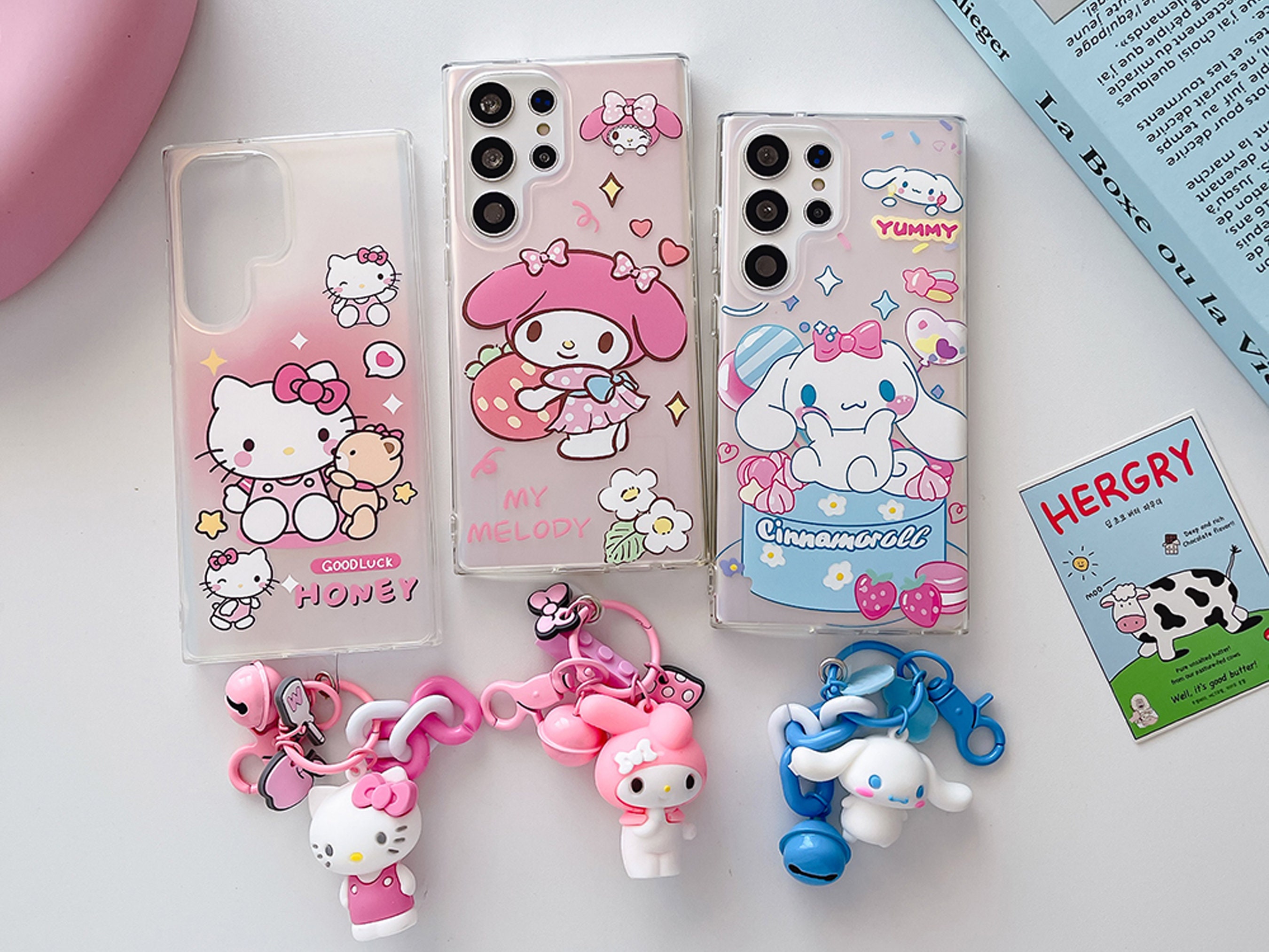 Clear Case For Samsung Galaxy A14 5G Cover Kawaii Sanrio Cinnamonroll  Rabbit Shell For Samsung A 14 Transparent Cartoon Shell