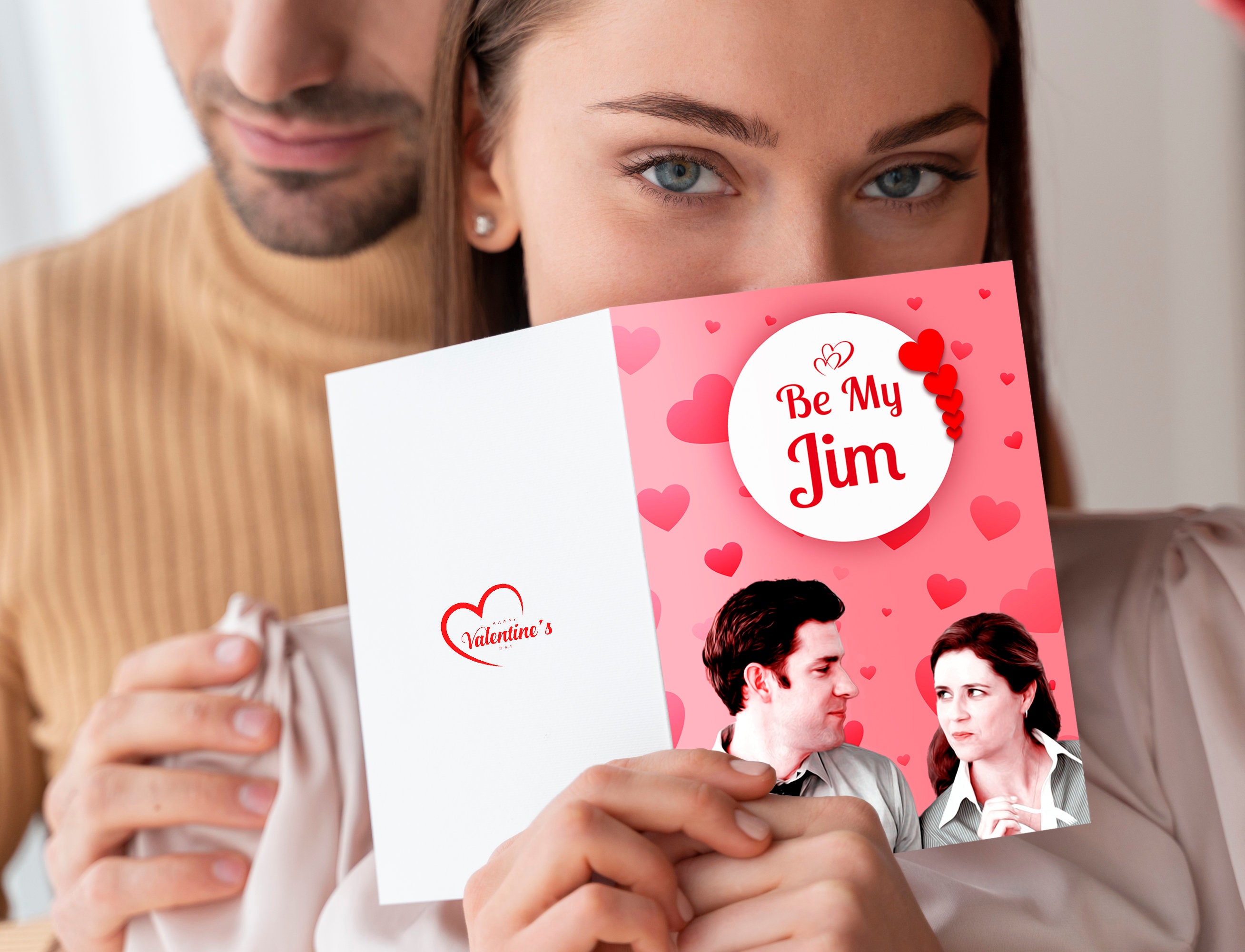 Jim & Pam Valentine's Day Card the Office Us Etsy