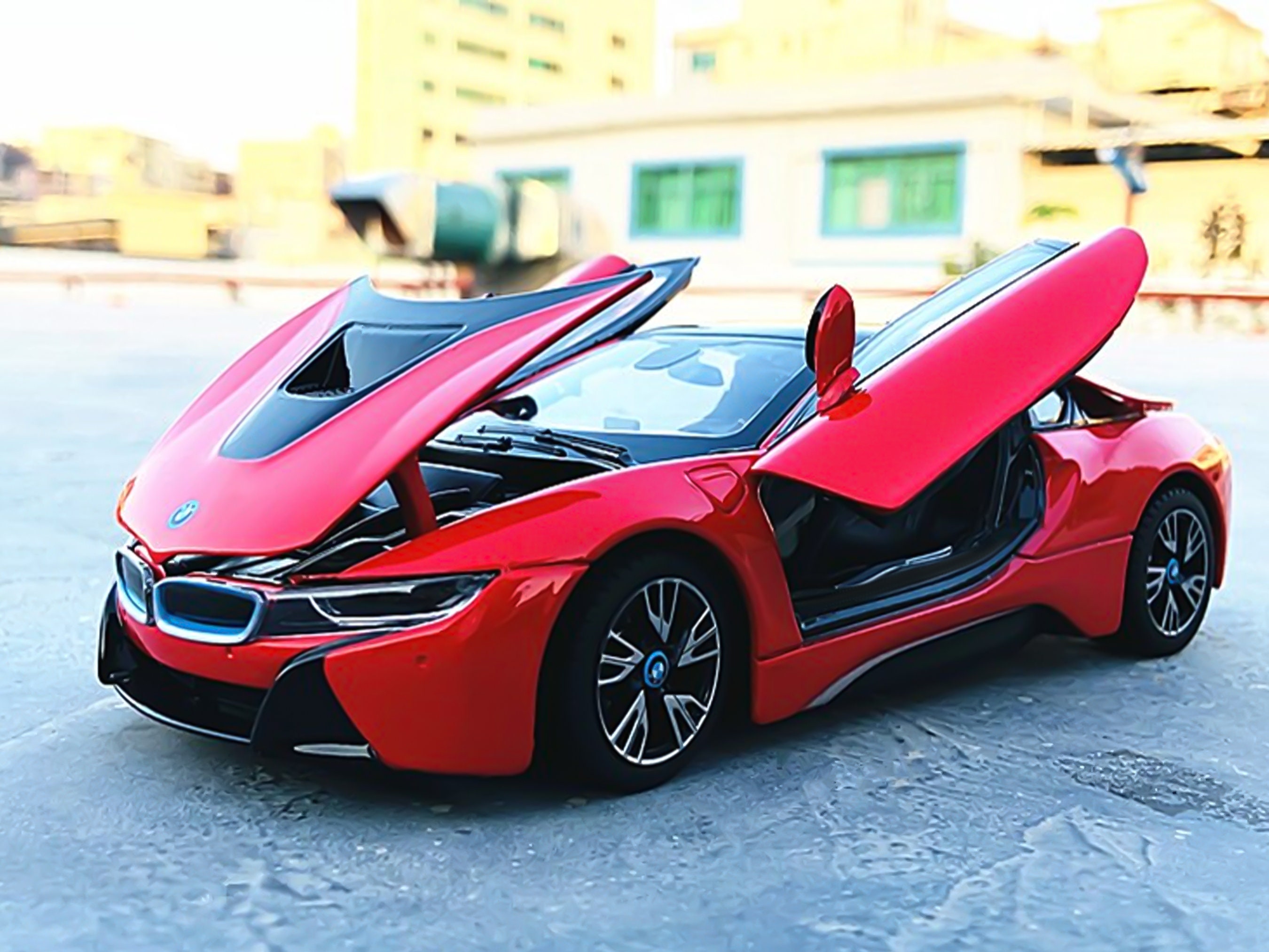 LIMITED EDITION BMW I8 Red Concept Car Model - Etsy